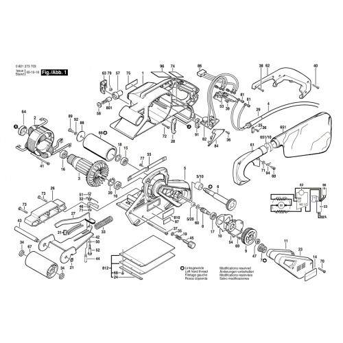 Обслуживание эксцентриковой шлифмашины Bosch GEX 125-1 AE